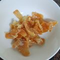 El cooksnap de Carolina cuando hizo Cáscaras de naranja abrillantada.
