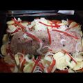 El cooksnap de Antonella Chavez cuando hizo Pan de carne relleno.