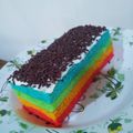 Cooksnap dari ZidniFhusna untuk resep Rainbow Steam Cake Ny. Liem