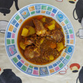 El cooksnap de Solitary Wolf cuando hizo Lentejas Sabor Cookpad, con chorizo y costillas, en olla a presión.