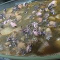 El cooksnap de Santo Santo cuando hizo Chipirones con gambitas y patatas.