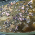 El cooksnap de Santo Santo cuando hizo Chipirones con gambitas y patatas.