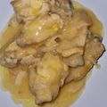 El cooksnap de Maria Garcia cuando hizo Pollo al ajillo.