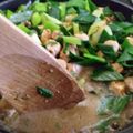 El cooksnap de Marisol Melgarejo cuando hizo Pollo mongoliano.