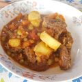 El cooksnap de Lara Paz cuando hizo Carne guisada.