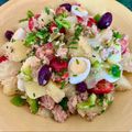 El cooksnap de Mara cuando hizo Ensalada gitana.