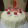 Cooksnap dari Gustin Agustina untuk resep Birthday Cake (Base cake brownies kukus Ny Liem)