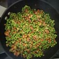 El cooksnap de Maria de Saturno cuando hizo Guisantes con jamón.