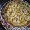 El cooksnap de pabla cuando hizo Tarta de Durazno. Peach pie🍑 #merienda #postre.