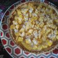 El cooksnap de pabla cuando hizo Tarta de Durazno. Peach pie🍑 #merienda #postre.
