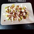 El cooksnap de Lorena Llanes cuando hizo Carpaccio de aguacate, tomate, pepino y queso fresco 0%.