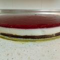 El cooksnap de miguelangel7238 cuando hizo Tarta de queso y mermelada de frambuesa.