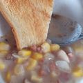 Cooksnap dari Errina Noor untuk resep Cream Soup (corn&corned) with Garlic Bread