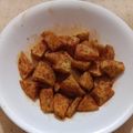 Pradnya Khadpekar's cooksnap of when they made Aloo chaat.