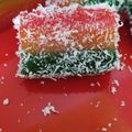 Cooksnap dari Fatimah Prema untuk resep Lapis Singkong Pelangi