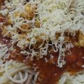 Cooksnap dari Risma Kusuma Dewi untuk resep Spaghetti Kornet Bolognese (#PR_Pasta)