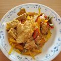 金毓慶 的 紅黃椒櫛瓜炒豆皮 cooksnap