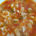 El cooksnap de María Angeles Del Pino cuando hizo Sopa de merluza con huevos.