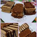 El cooksnap de Valeria Banegas cuando hizo Chocotorta (mini lingote).