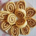 El cooksnap de Paola Bravo cuando hizo Pionono relleno con dulce de leche.