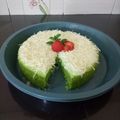 Cooksnap dari hanay yana mamae Lionel😍 untuk resep Brownies Kukus Pandan