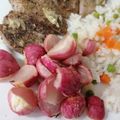 Farkas Lány Cooksnap-ja, amikor elkészítette a(z) Sertés szűzpecsenye burgonyapürével, vajas-fokhagymás párolt brokkolival receptet.