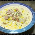 Cooksnap dari Kucingrabbit [ Anny ] untuk resep Cream Soup (corn&corned) with Garlic Bread