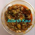 आदर्श कौर का कुकस्नैप जब उन्होंने करेले का अचार (Karele ka achar recipe in hindi) बनाया था।