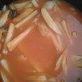 El cooksnap de Jazz Acosta cuando hizo Sopa de papas.