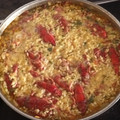 El cooksnap de Elena Delgado Rubio cuando hizo Paella de cangrejos de río langostinos y mariscos por el chef Da.