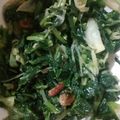 El cooksnap de Gemma cuando hizo Espinacas salteadas.
