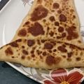 Saranya Vignesh's cooksnap of when they made Mugalai parantha.