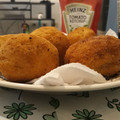 El cooksnap de florencia cuando hizo Bombas de papa rellenas de queso.