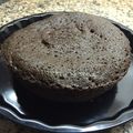 El cooksnap de raquel cuando hizo Brownie al microondas de chocolate con nueces.