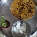 bhavya ratanghayra's cooksnap of when they made આલુ પરાઠા (Aloo Paratha Recipe In Gujarati).