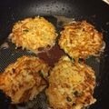 Emily Greenwald 's cooksnap of when they made Potato-Apple Cheddar Pancakes.