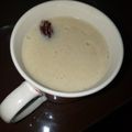 El cooksnap de Lau Ramírez cuando hizo Atole de Guayaba.