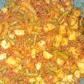 El cooksnap de Kaaren cuando hizo Papas con longaniza y ejotes.