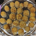 El cooksnap de maria1987 cuando hizo Panellets de boniato, almendras y piñones.