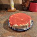 Michelle B.'s cooksnap of when they made Scarlett's Death By Strawberry Cake.