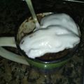 El cooksnap de Ayelen Bieber cuando hizo Bizcochuelo en una taza.