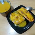 El cooksnap de Guiyermo Martinez cuando hizo Salmón a la naranja.