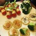 Aunty Eiko's international cuisine experience 's cooksnap of when they made Santa canapés 🎅🎄.