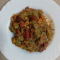 El cooksnap de Pepe López cuando hizo Judías verdes con chorizo y pimentón.