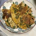 黑暗料理進化中 的 麻油九層塔烘蛋 cooksnap