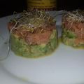 El cooksnap de Nora cuando hizo Aguacate con salmón y caviar de huevos de mujol.