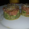 El cooksnap de Nora cuando hizo Aguacate con salmón y caviar de huevos de mujol.