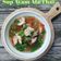 Cooksnap Maisarah Mamat semasa beliau membuat Sup ayam ala Thai.