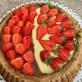 il Caterina Martinelli quando ha preparato Crostata morbida alla Vaniglia con Nutella e fragole 🍫🍓