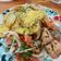 El cooksnap de Karen Auza T cuando hizo Salmón a la limonada con papas rústicas y ensalada a la chilena.